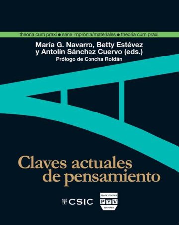 Portada CLAVES ACTUALES DE PENSAMIENTO
